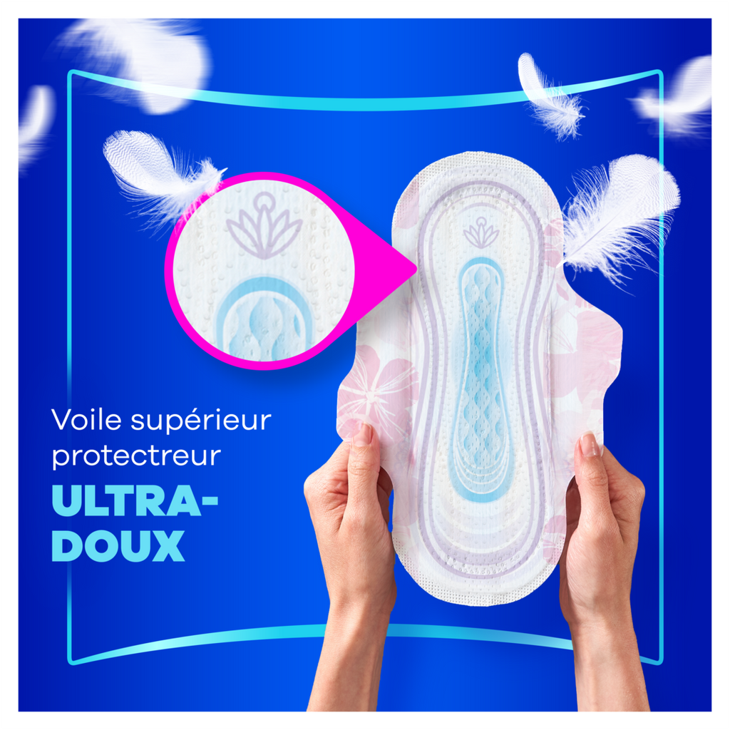 Always Platinum Serviettes Flux Modéré Jour (Taille 2) 20 Super Absorbantes Et Ultra-Fines, Pour Règles