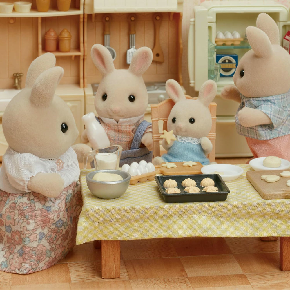 Sylvanian Families Set de Figurines Famille Lapin Lait