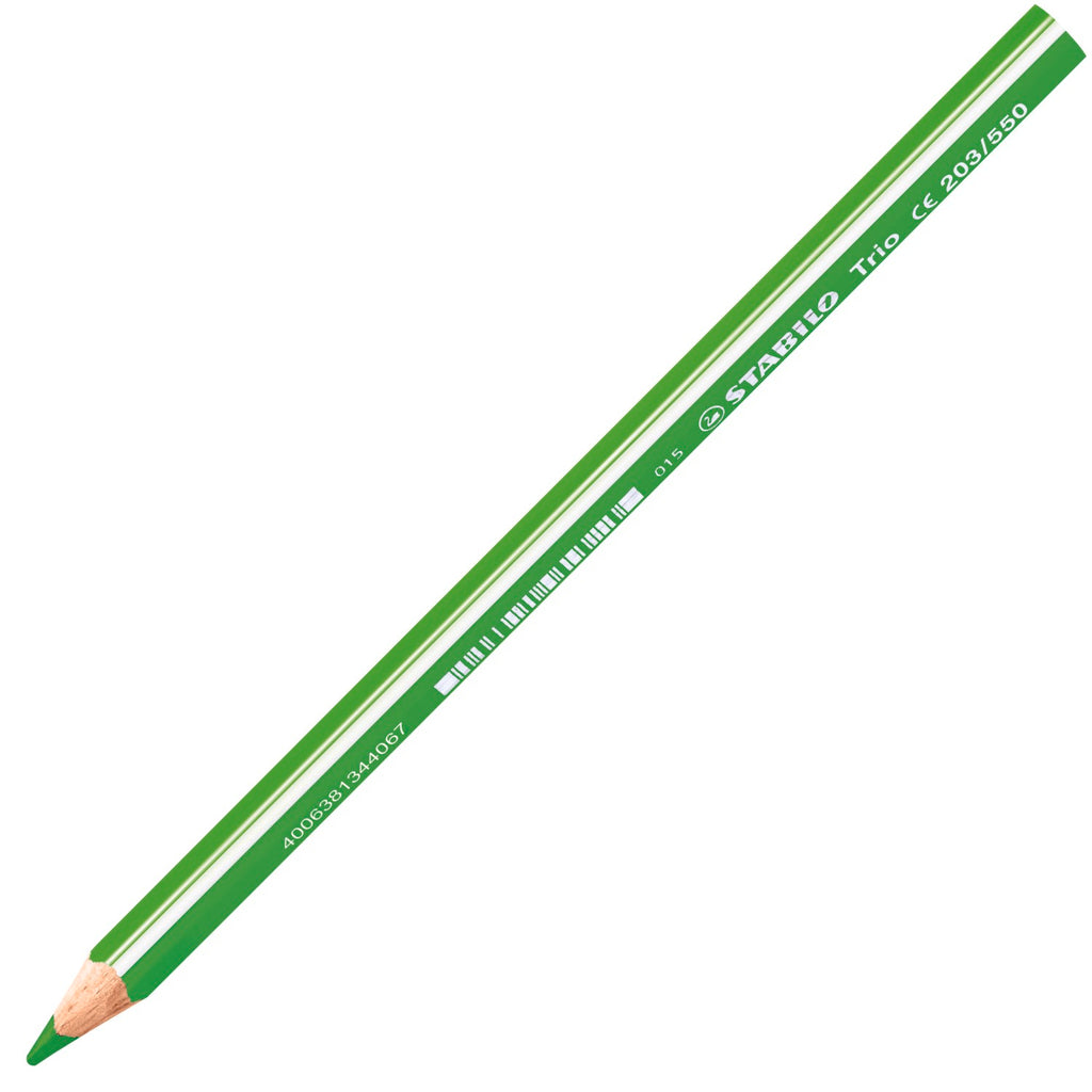 STABILO Trio Coffret en carton avec 18 crayons de couleur larges