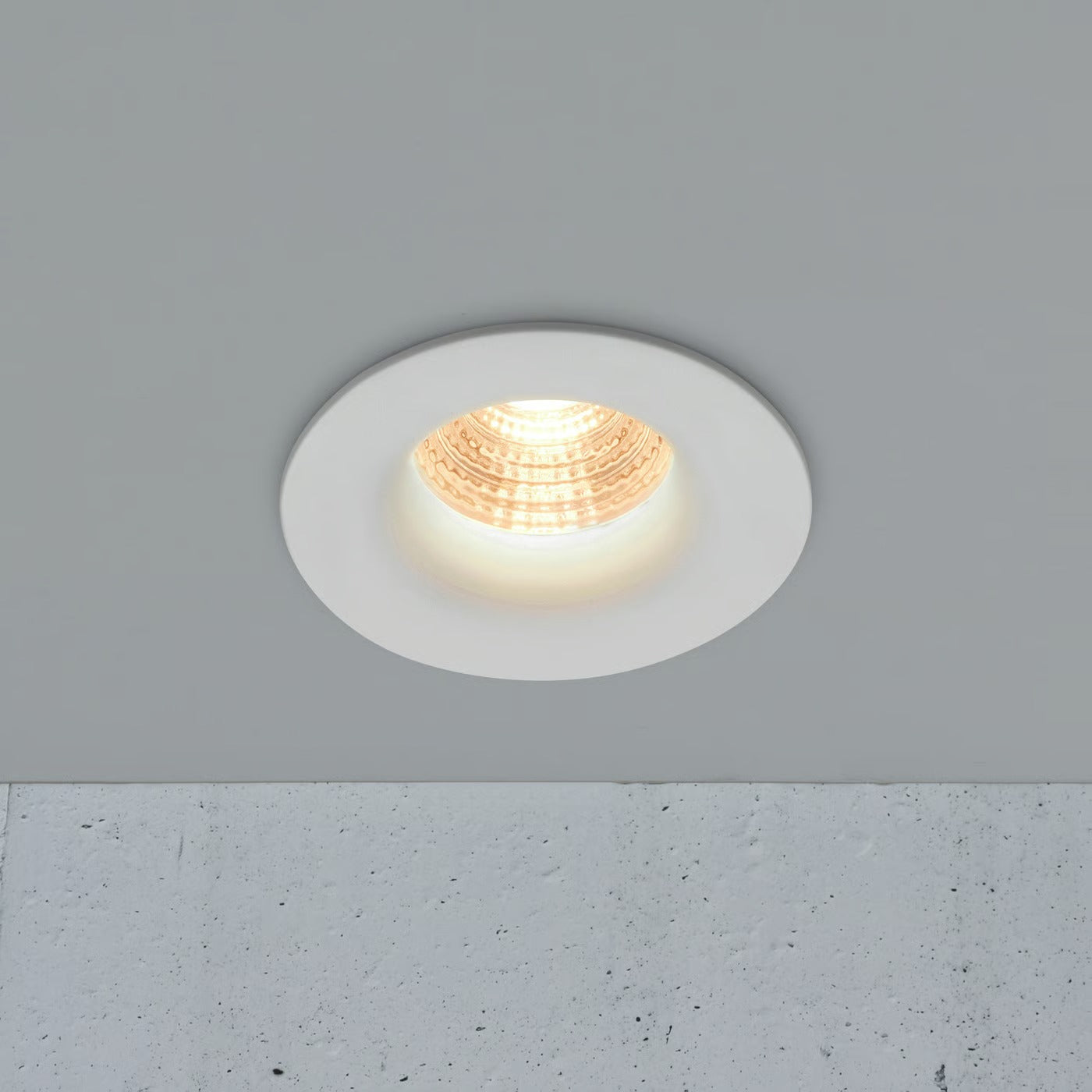 Spot encastré STAKE - LED intégrée plastique blanc - blanc chaud 2700k IP20 - Nordlux, Intérieur