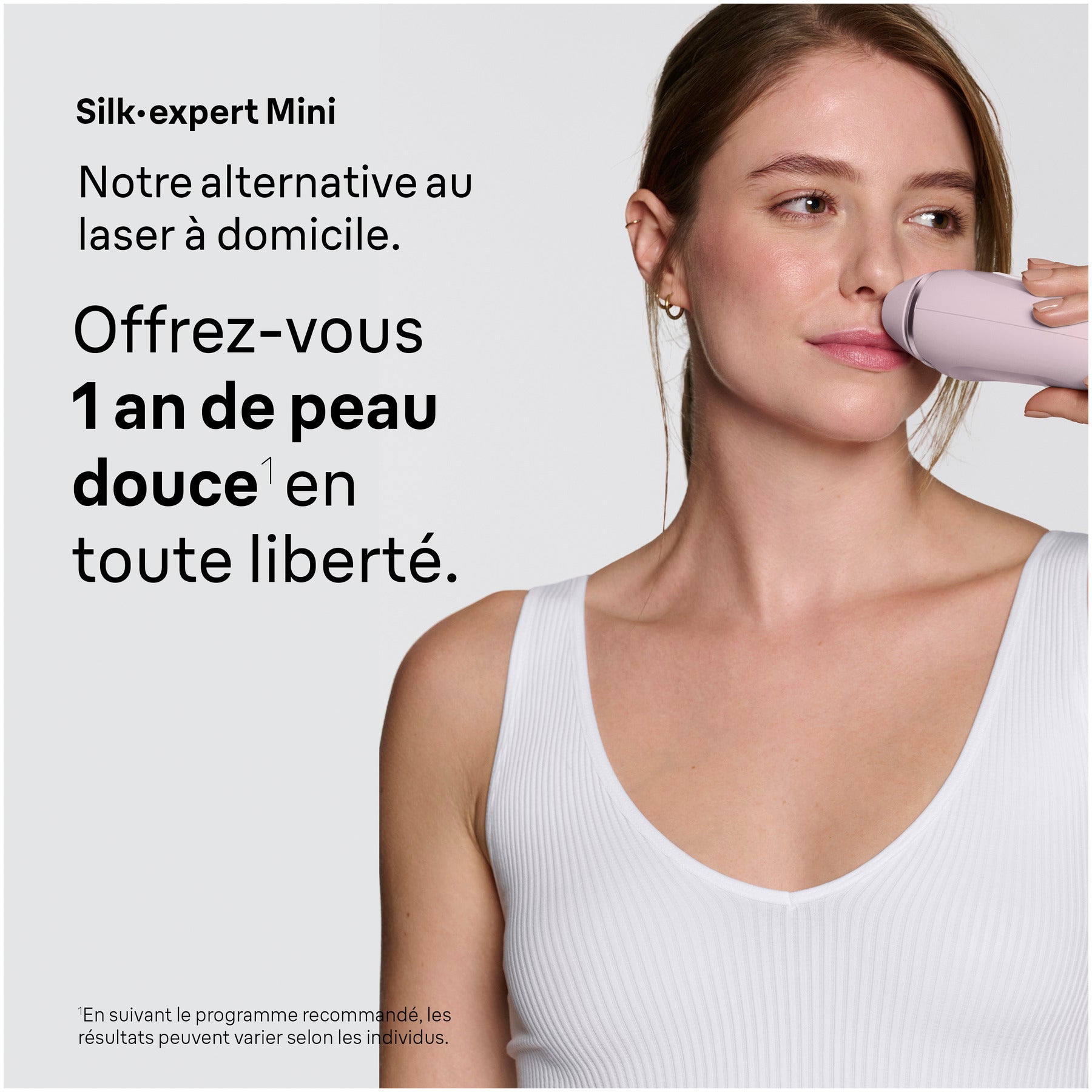 Braun Silk-expert Mini PL1100 - Épilateur à Lumière Pulsée (IPL) Compact - Réduction Durable des Poils - Visage et Corps