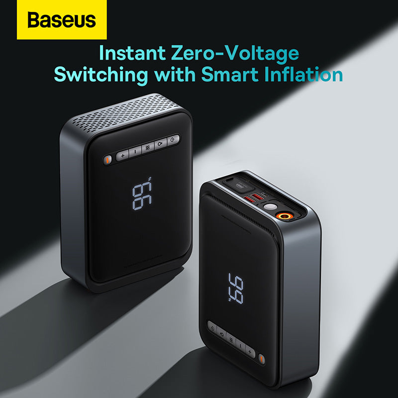 Baseus Démarreur de secours 2-en-1 Super énergie (1000 A) Noir