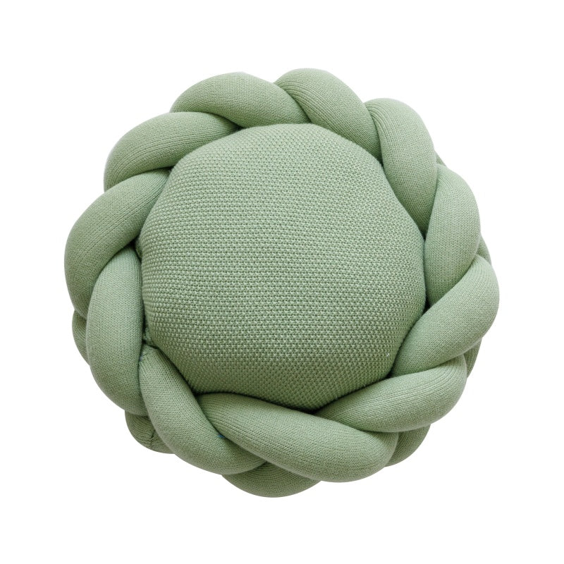 MEROPE, Coussin couronne en acrylique, 40x40 cm, vert clair, 1 pack
