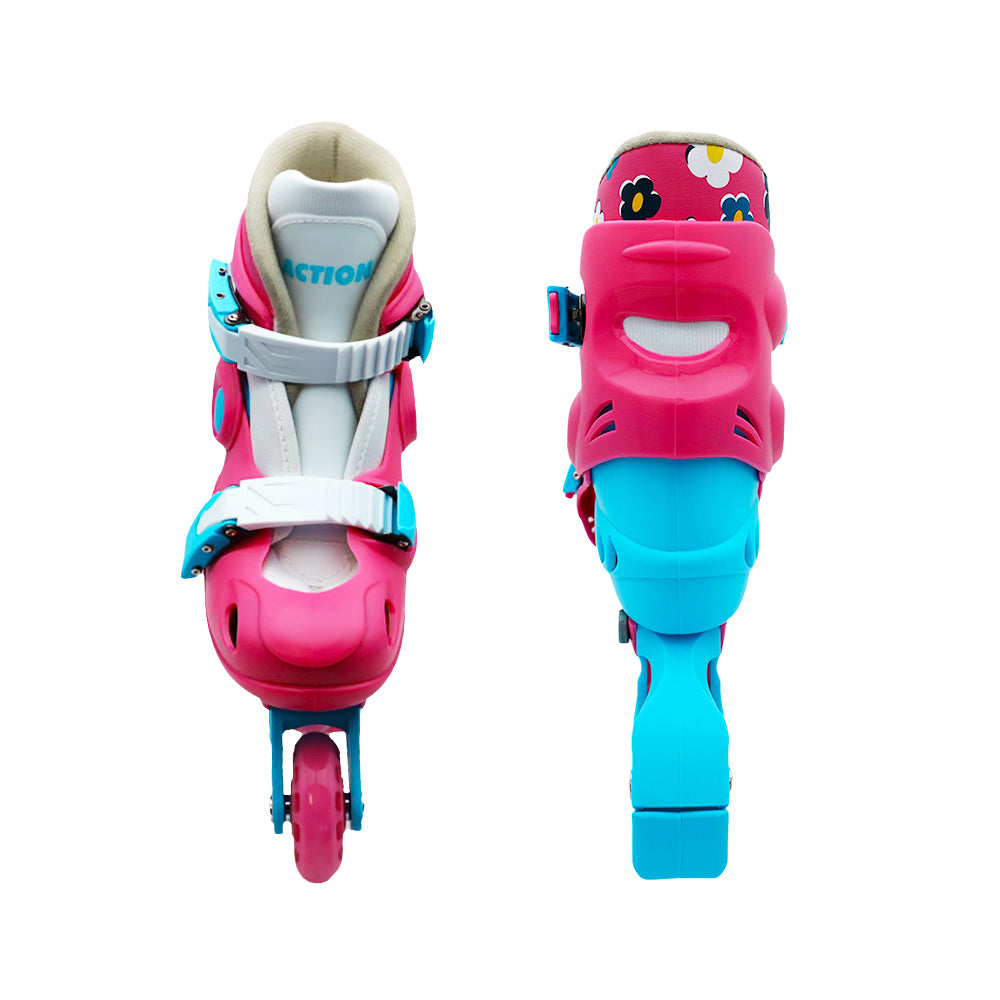 ACTION Lot de patins à roulettes en ligne PW-129 - S
