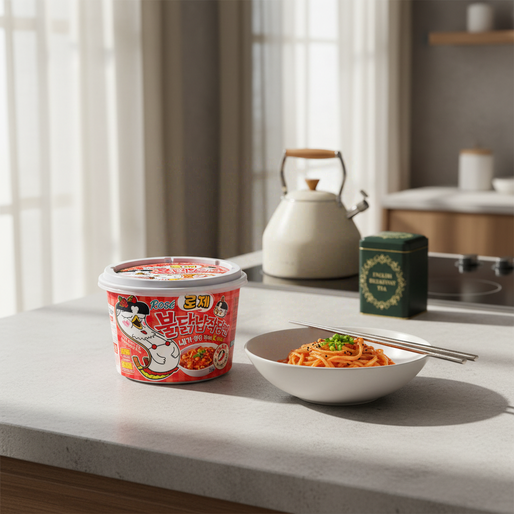 Samyang Buldak Nouilles plates saveur rosé - 169,4 g