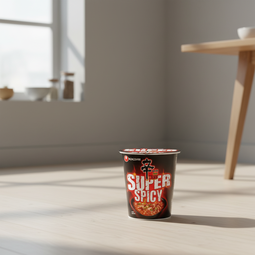 Nongshim Nouilles super épicées rouges Pot 68 g