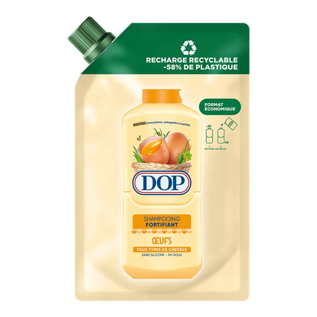 DOP Shampooing Fortifiant à l'Œuf Recharge Écologique 500 ml
