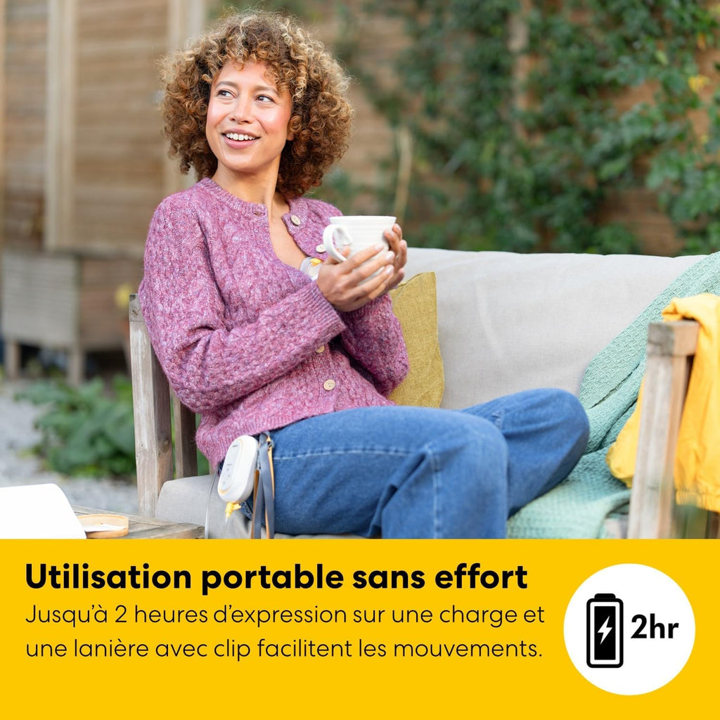 MEDELA Freestyle Mini Hands-Free - Tire-lait électrique simple, coquille 24 mm