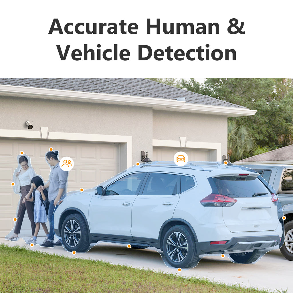 IMOU Cruiser 2 caméra intelligente 5 mégapixels vision nocturne tout en couleur Wi-Fi extérieur communication bidirectionnelle détection par IA des silhouettes humaines et des véhicules IP66