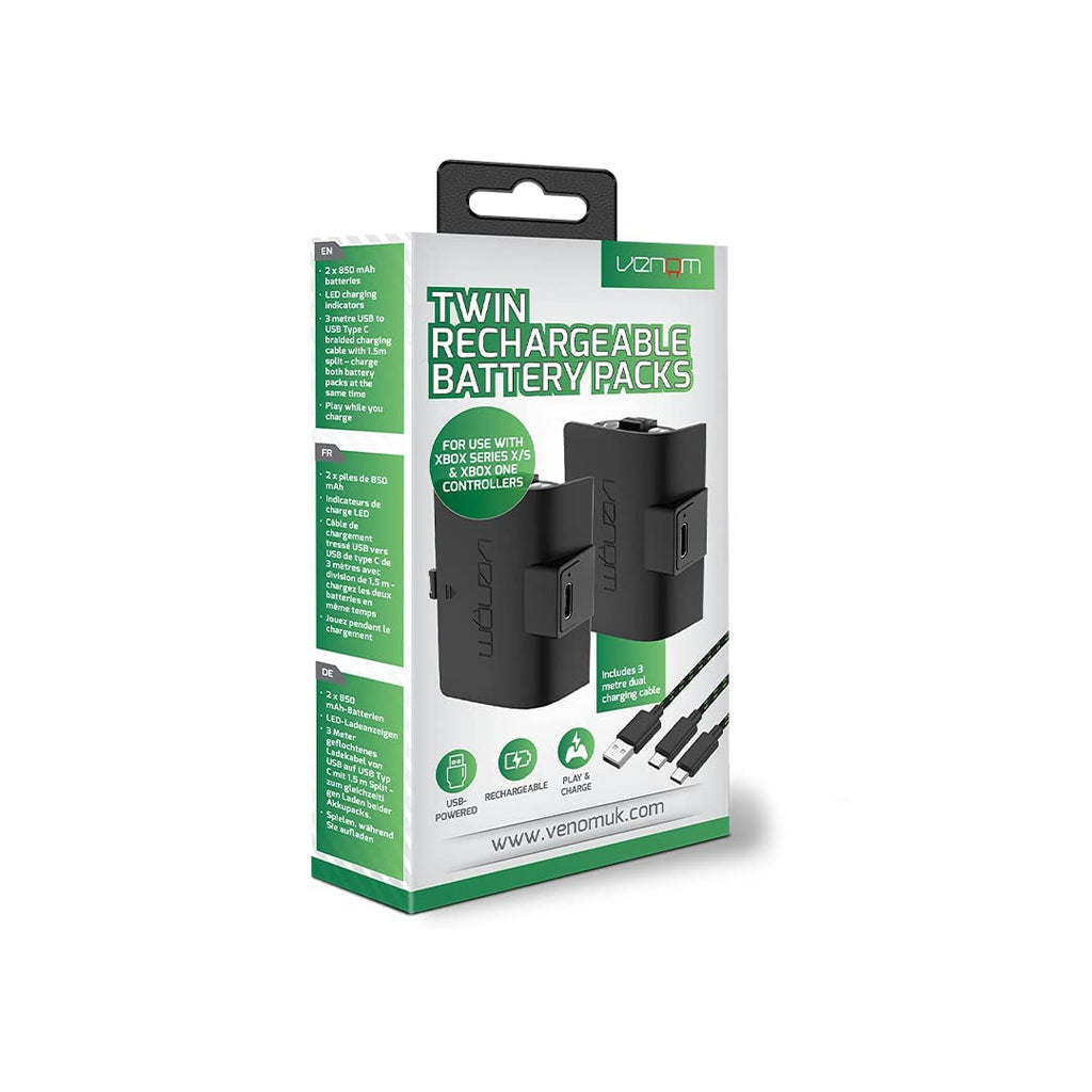 Venom Lot de deux batteries rechargeables