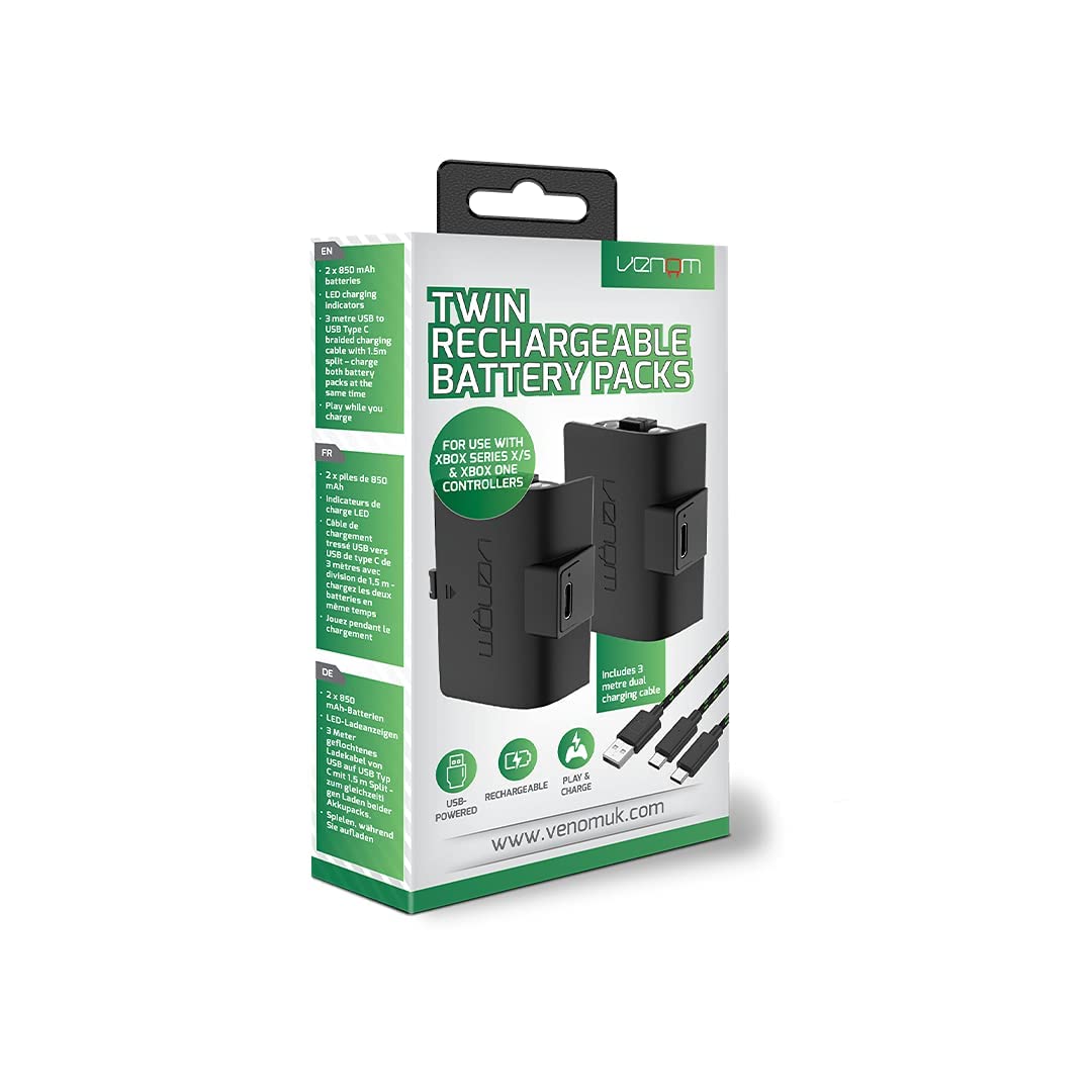 Venom Lot de deux batteries rechargeables