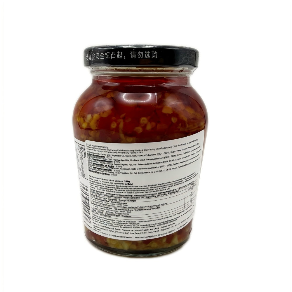 TanTanXiang Sauce chili Chao Tian saveur ail 280 g
