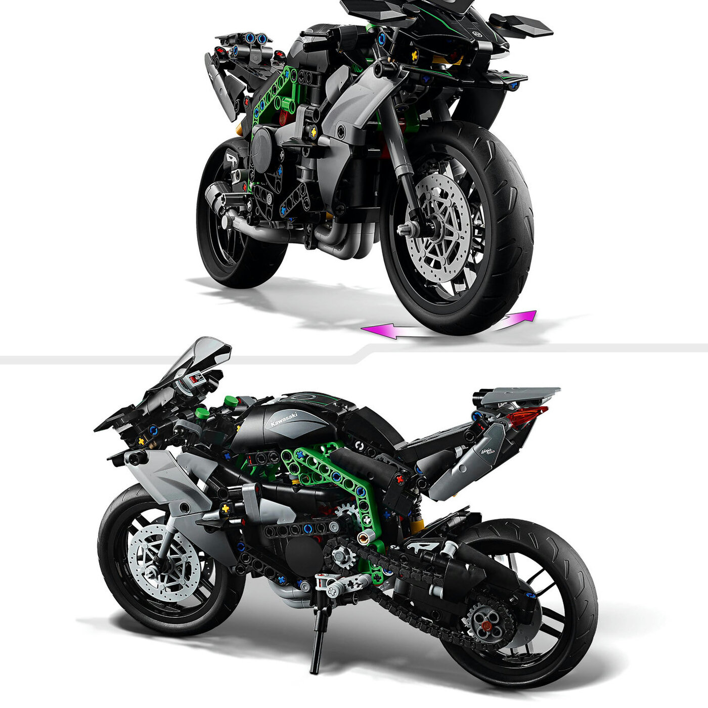 LEGO Technic 42170 La moto Kawasaki Ninja H2R
