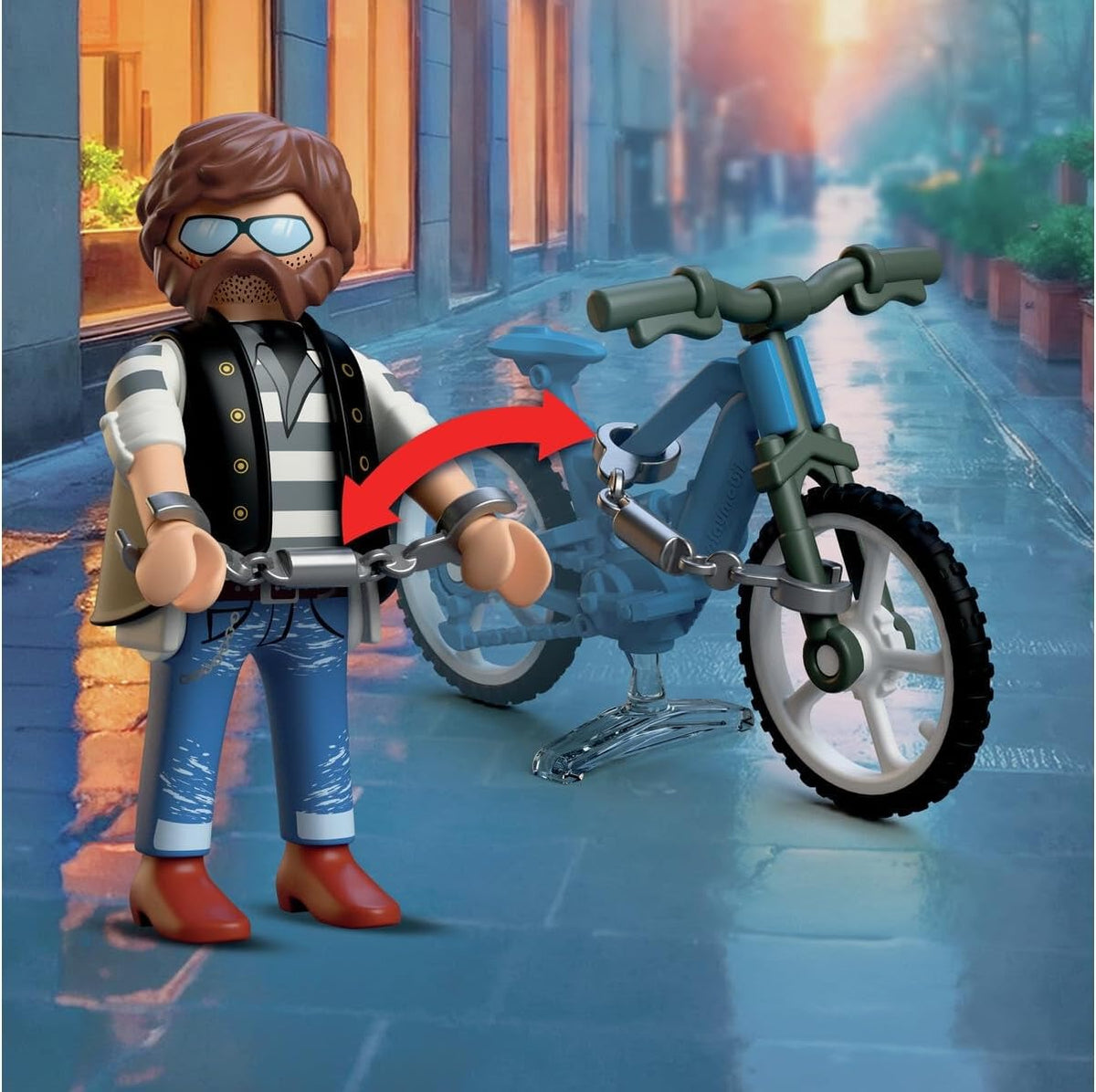 PLAYMOBIL City Action Coffret Vol de Vélo (MPN : 72076)