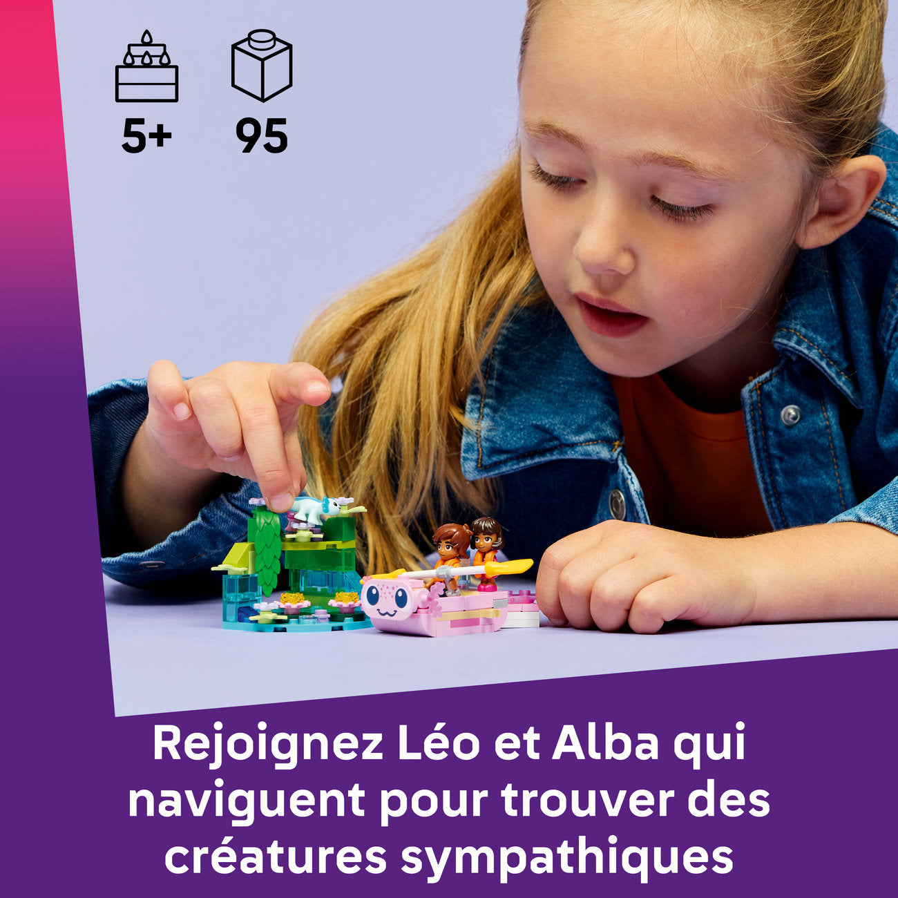 LEGO Friends 42681 Le bateau d’aventures axolotl