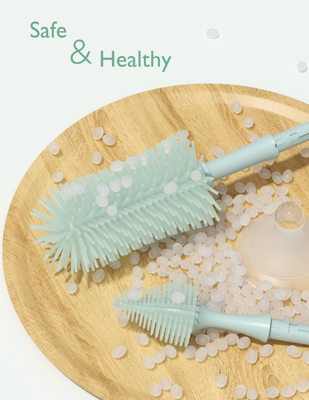 Momcozy Ensemble De Brosses De Nettoyage Pour Bouteilles Moussantes À Pression LS002 Vert 1 Ensemble