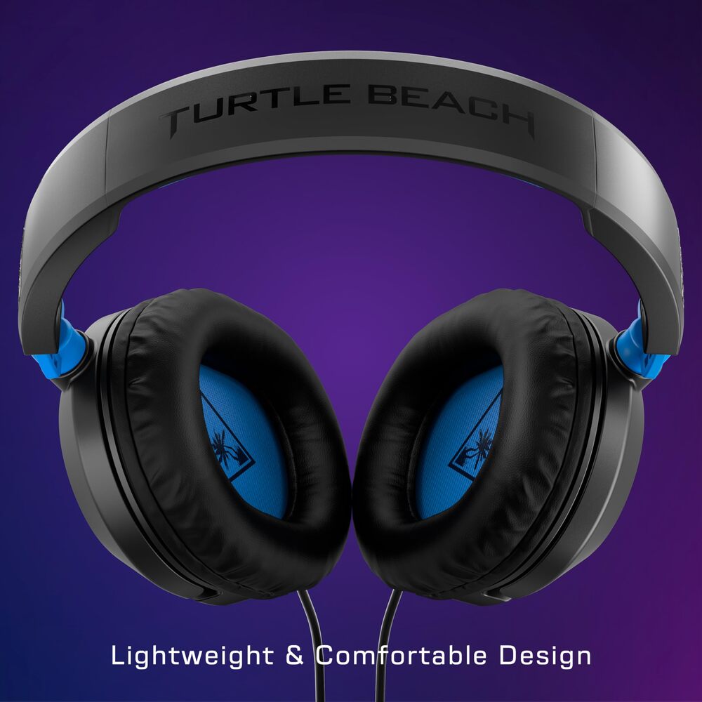 TURTLE BEACH Recon 50P Casque Gaming Filaire (Prise 3.5mm) - Micro Amovible - PC, PS5, Switch 2 & Xbox Series X|S - Noir