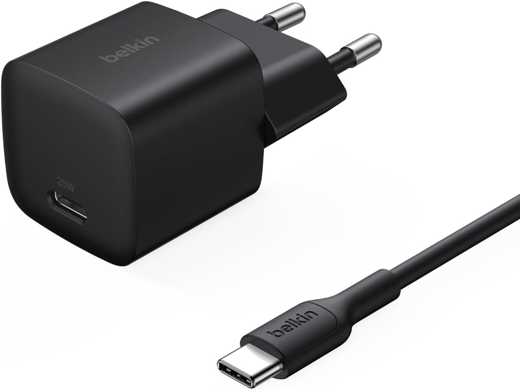Belkin chargeur USB-C Power Delivery 25 W avec câble, noir