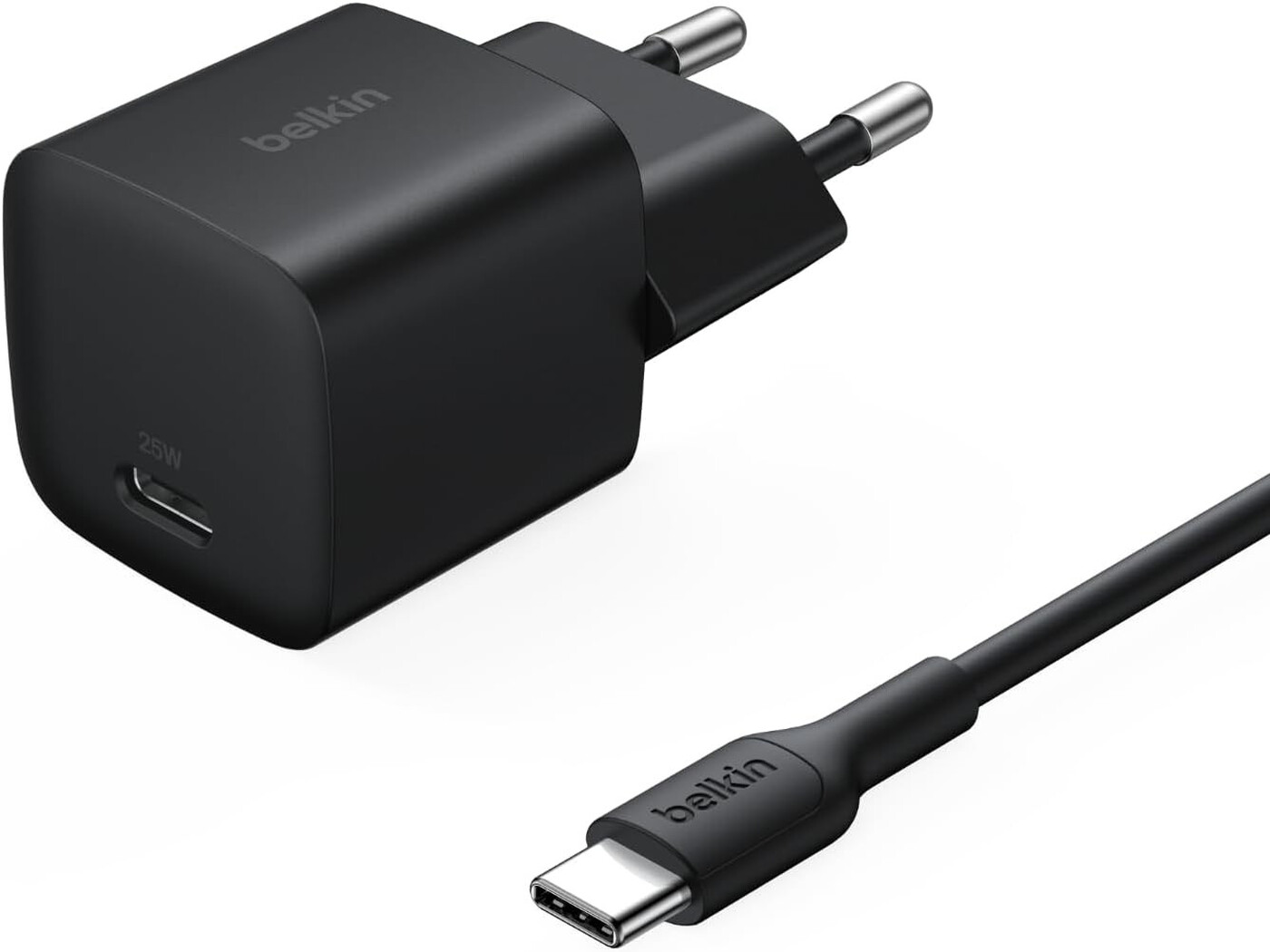 Belkin chargeur USB-C Power Delivery 25 W avec câble, noir