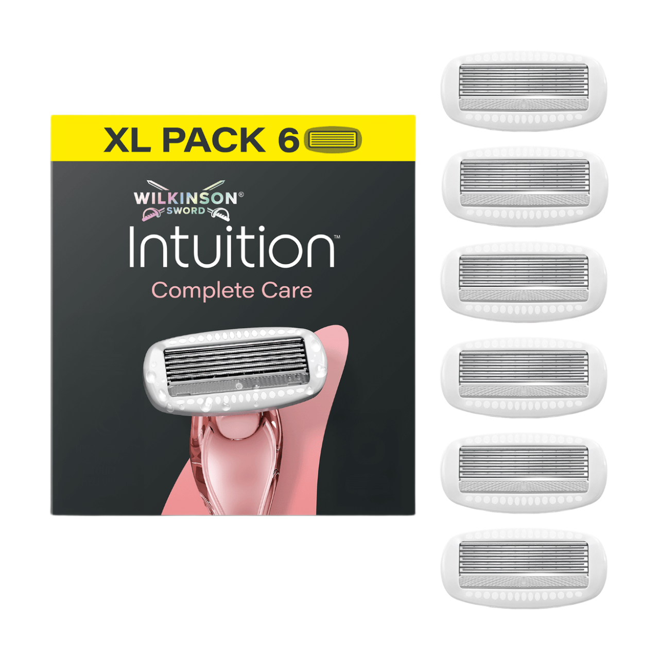 WILKINSON SWORD Intuition Complete Care - Lames de Rasoir Pour Femme - 6 Recharges