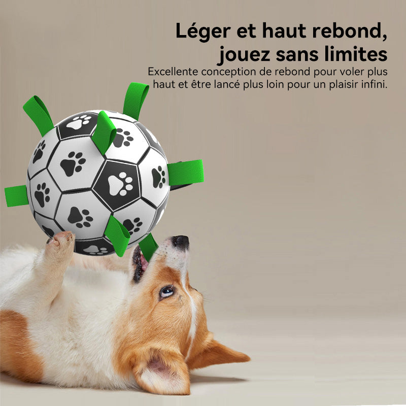 BLINKIT Ballon de Foot Gonflable pour Chien, Jouet Interactif Léger et Élastique, Résistant à l'Usure, Taille 15cm