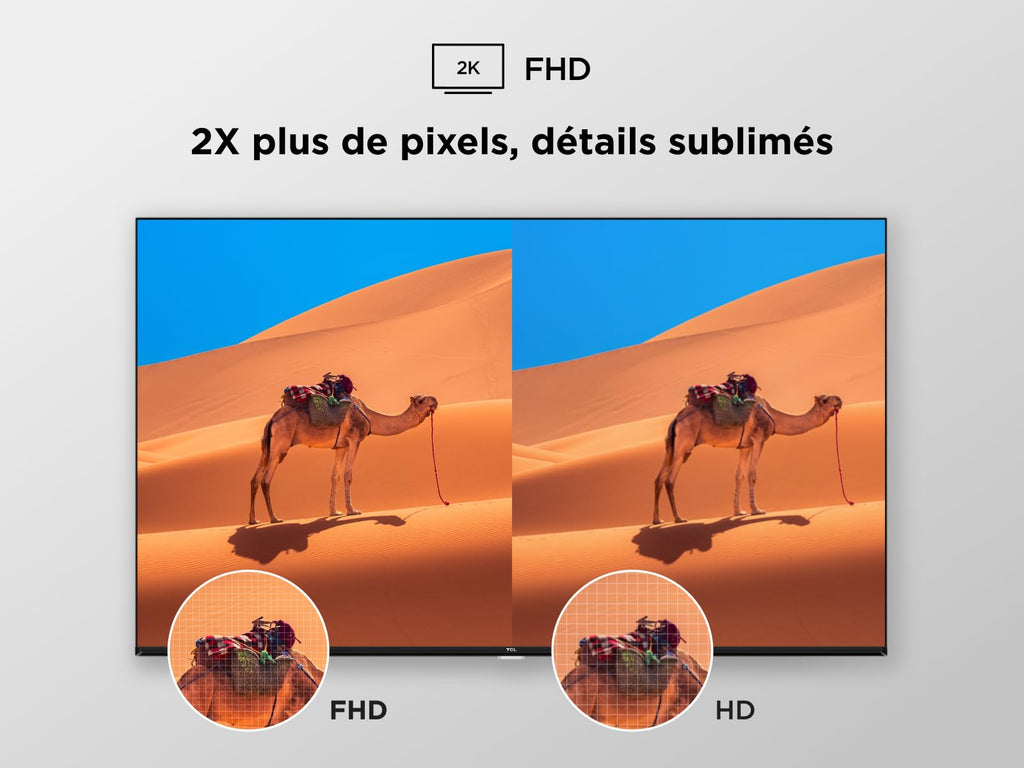 TCL 43V5C - 43 pouces - Full HD QLED - 2025