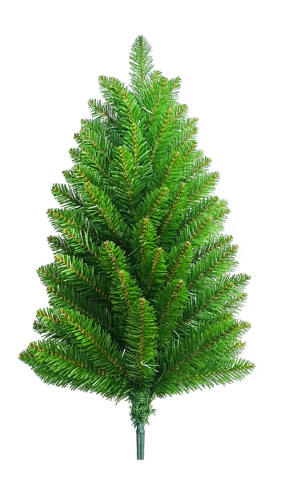 Daisy Darcy Sapin fin vert de 5 ft, Construction enveloppée, Support en métal, Diamètre de 51 cm