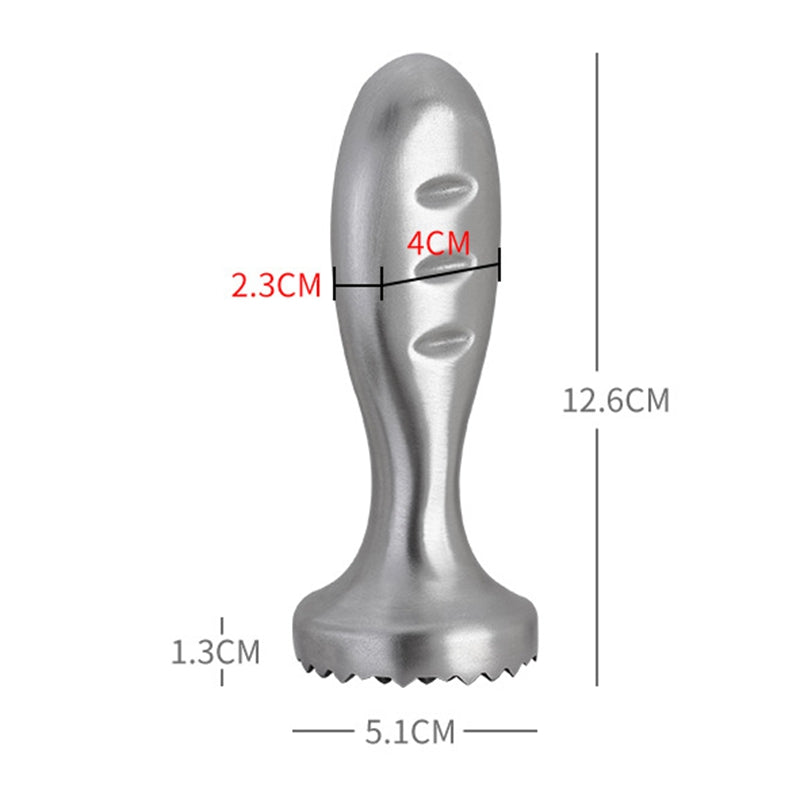 Maxcook Marteau attendrisseur à viande en acier inoxydable 304 avec poignée ergonomique antidérapante Outil de cuisine pour attendrir steaks et côtelettes de porc Maillet alimentaire multifonction pour cuisine maison Argent MCPJ9461