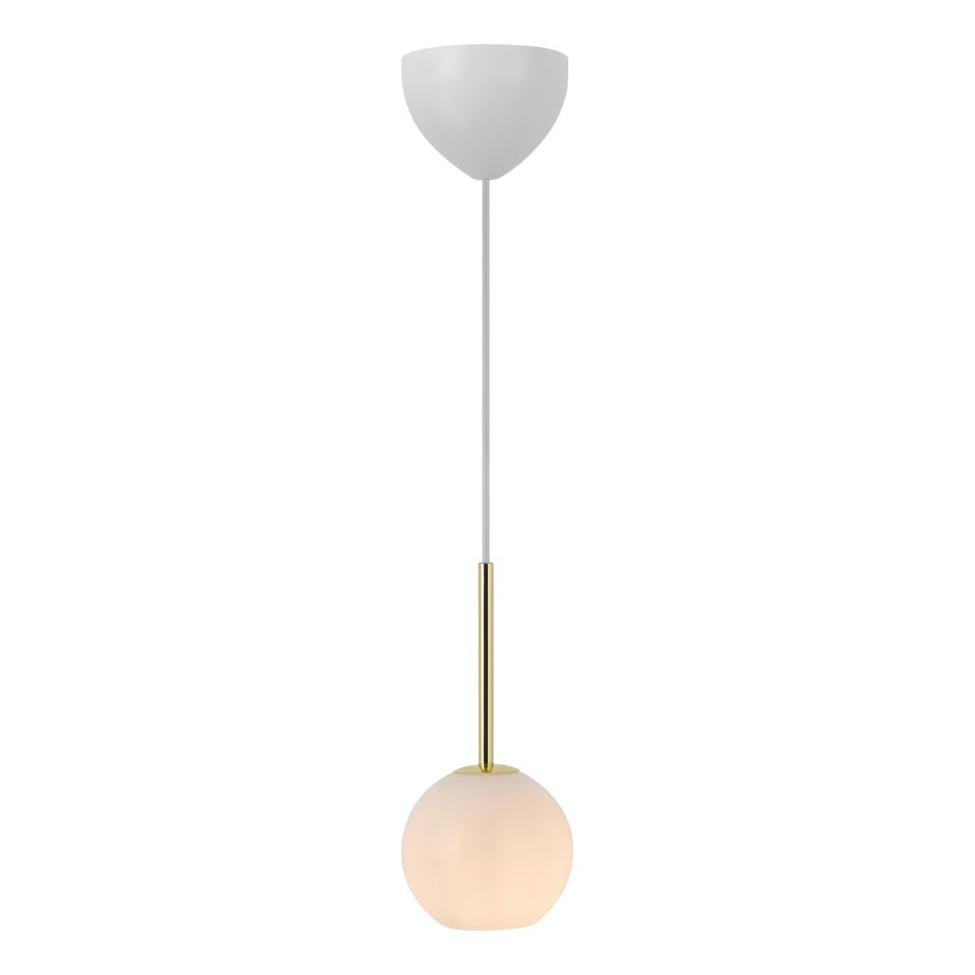 Suspension FRANCA 13 verre et métal laiton IP20 E14 - Nordlux, Intérieur