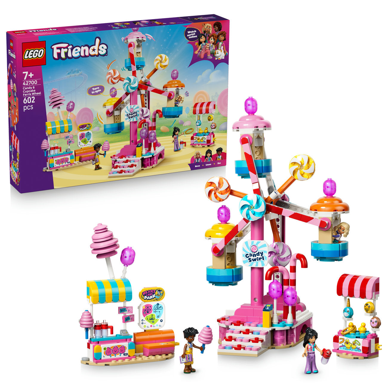 LEGO Friends 42700 La grande roue ornée de bonbons et cupcakes