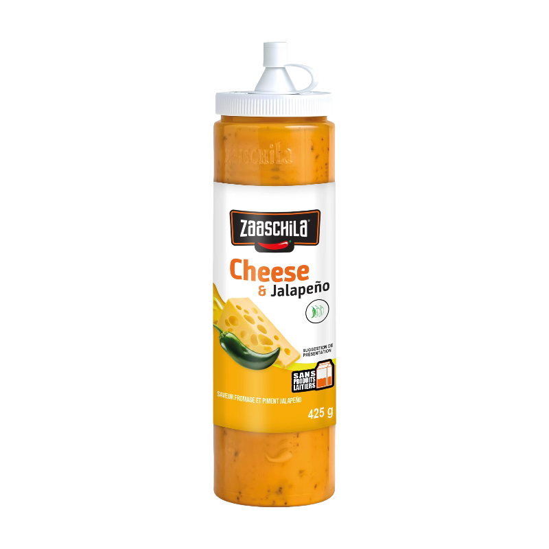 ZAASCHILA Sauce mexicaine au fromage et au piment jalapeño 425 g