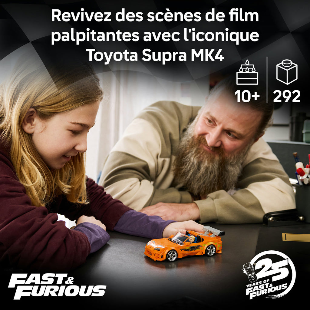 LEGO Speed Champions 77260 La Toyota Supra MK4 de Fast and Furious