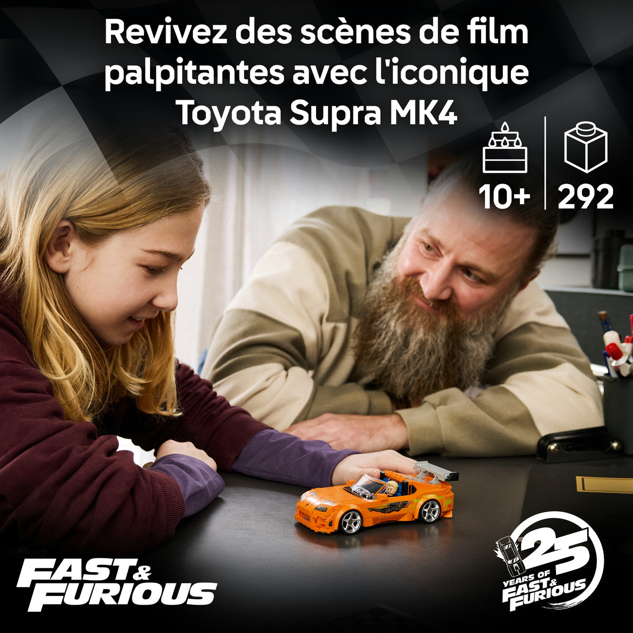 LEGO Speed Champions 77260 La Toyota Supra MK4 de Fast and Furious