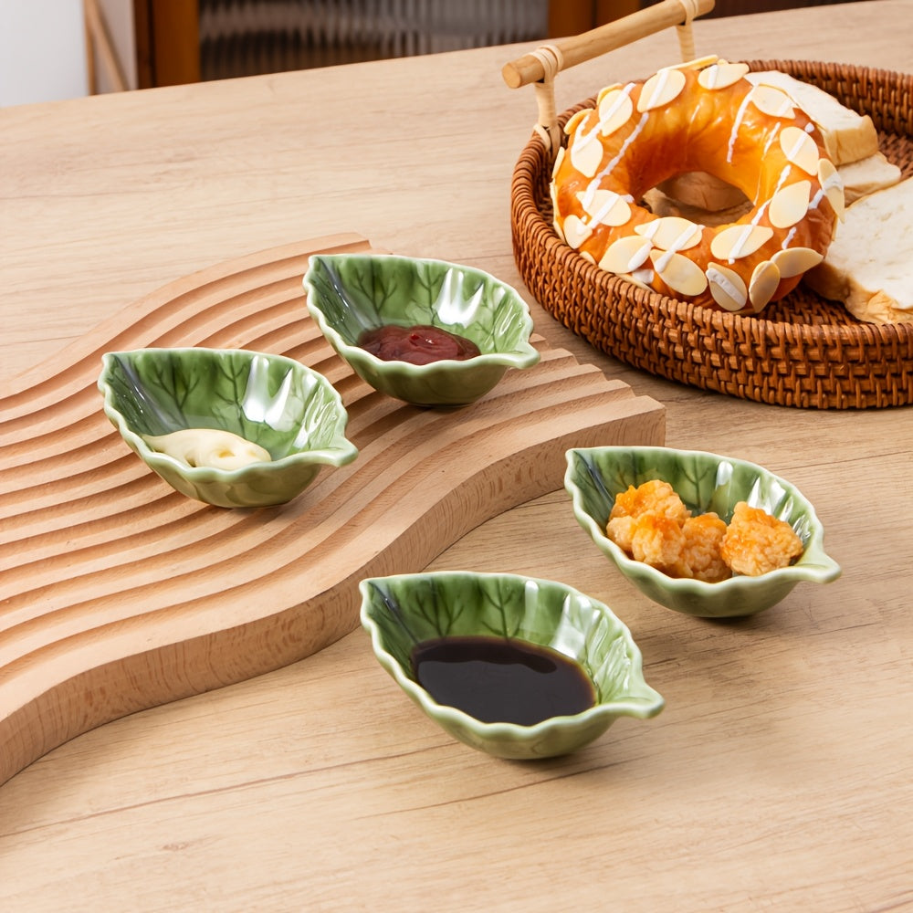 YumiPLUS Kit d’apéritifs en forme de feuille, 6 pièces
