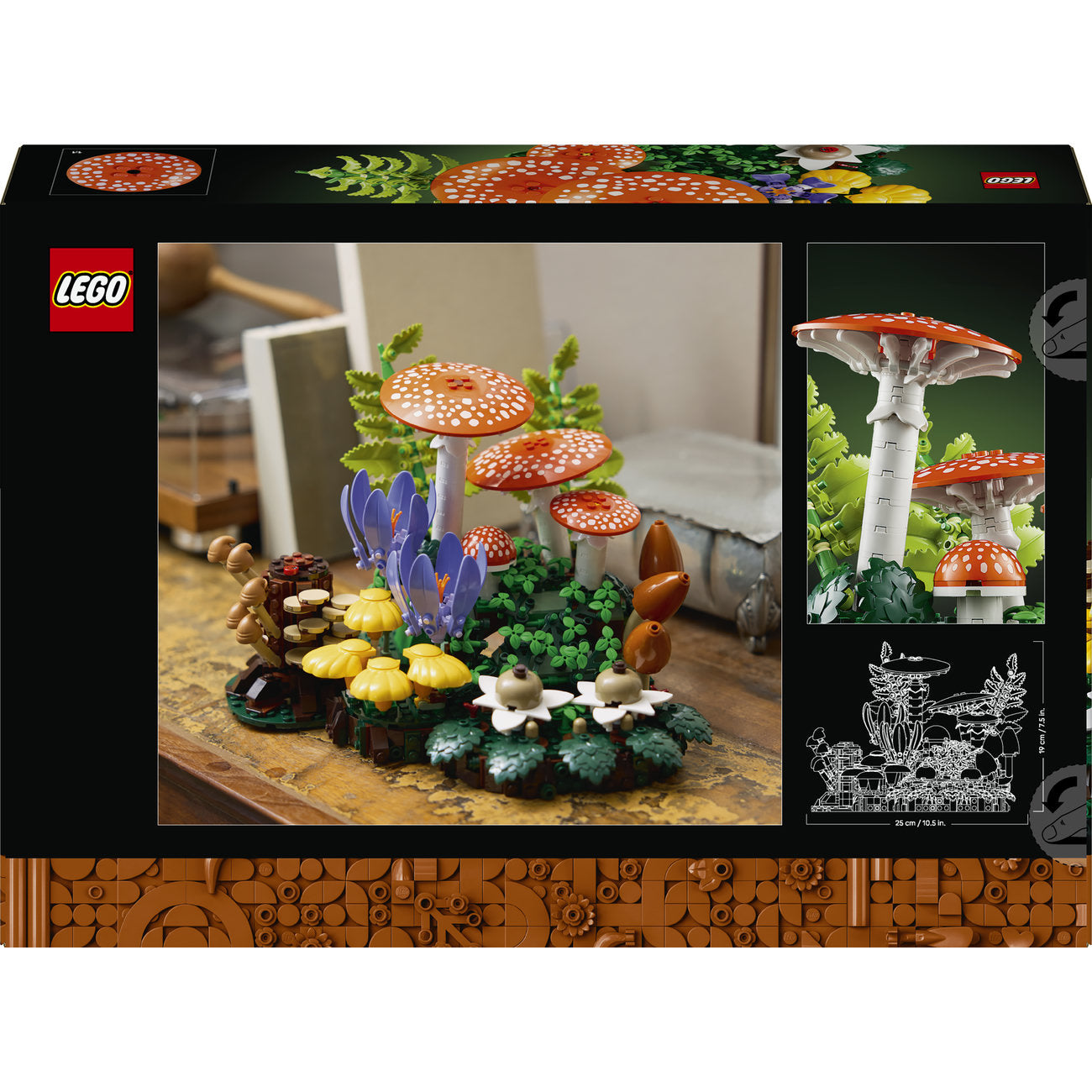 LEGO Botanicals Set de Construction Champignons des Bois 11505