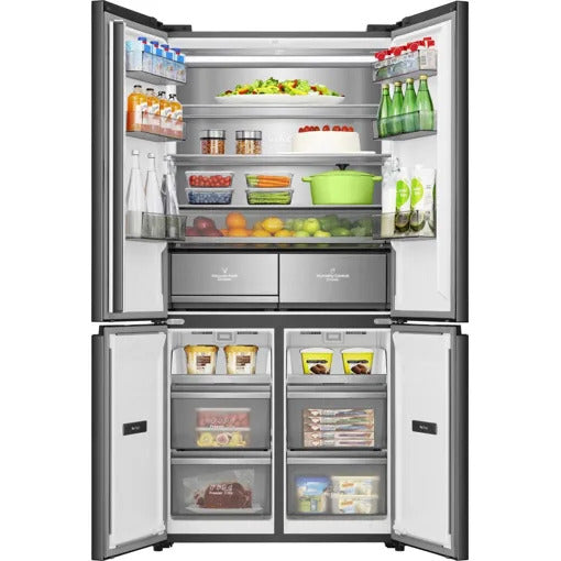 Hisense RQ768N4GBE Réfrigérateur américain Capacité 591 litres Classe E Noir