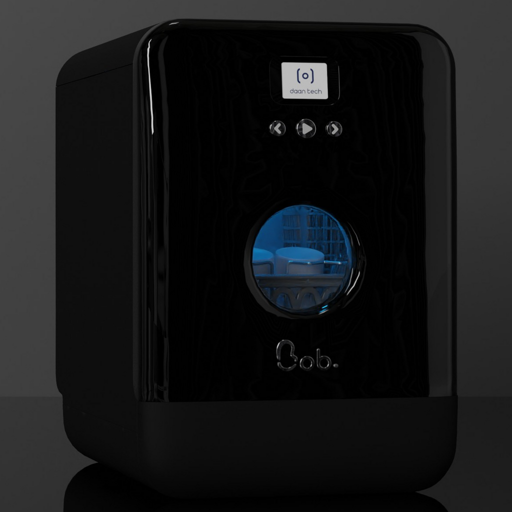 Bob Lave-vaisselle éco-compact Noir profond, Noir profond