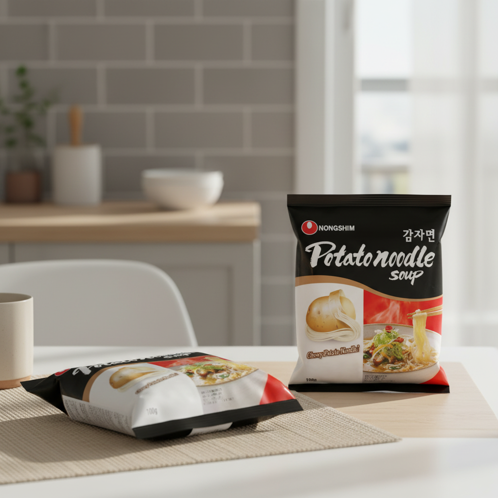 Nongshim Soupe instantanée de nouilles de pomme de terre - 100g