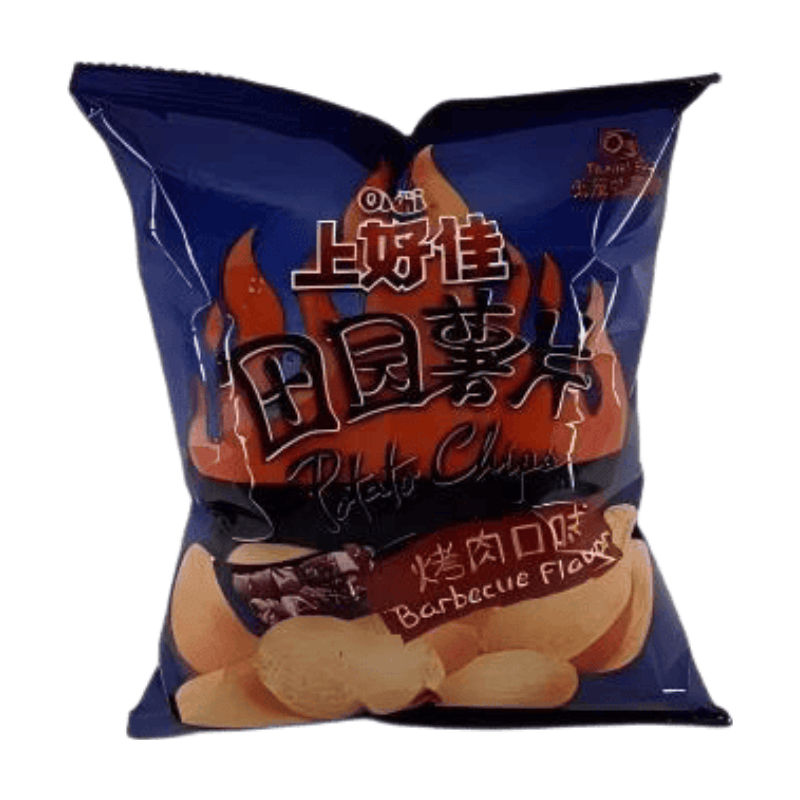 Oishi Chips de Pommes de Terre - Saveur Barbecue 50 g