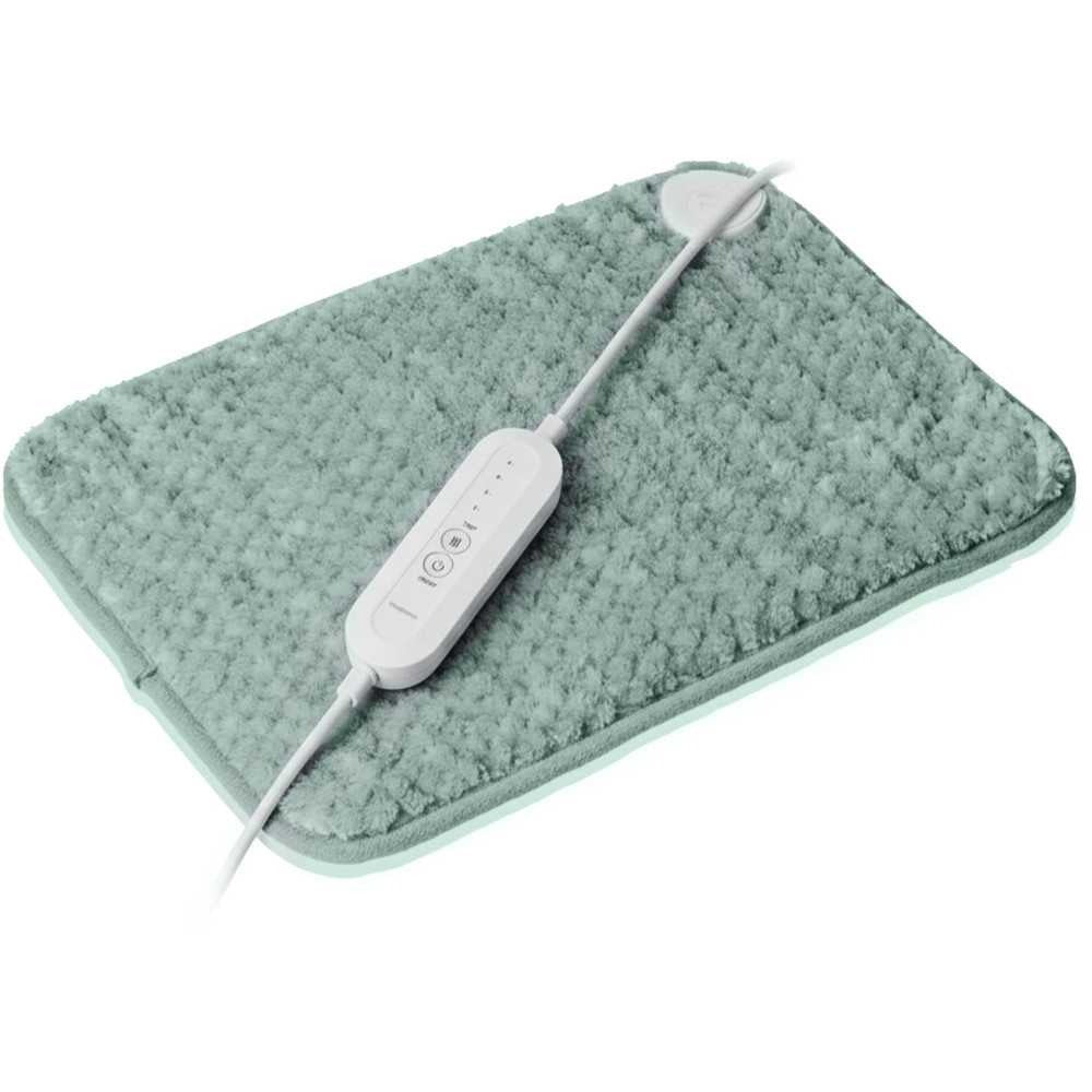 medisana HP 517 Coussin chauffant, Vert, Ultra-doux, 4 niveaux de chaleur, Arrêt automatique