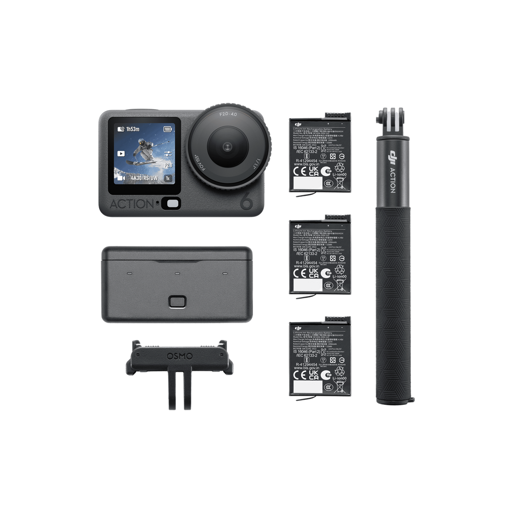 DJI Osmo Action 6 Caméra d'action - Pack Aventure