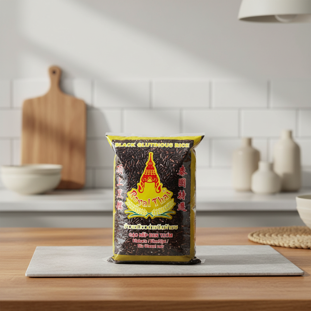Royal Thai Riz gluant noir - 1 kg