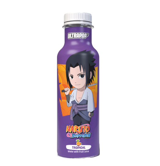 Ultra Pop Naruto Sasuke Boisson saveur jus tropical 33 cl