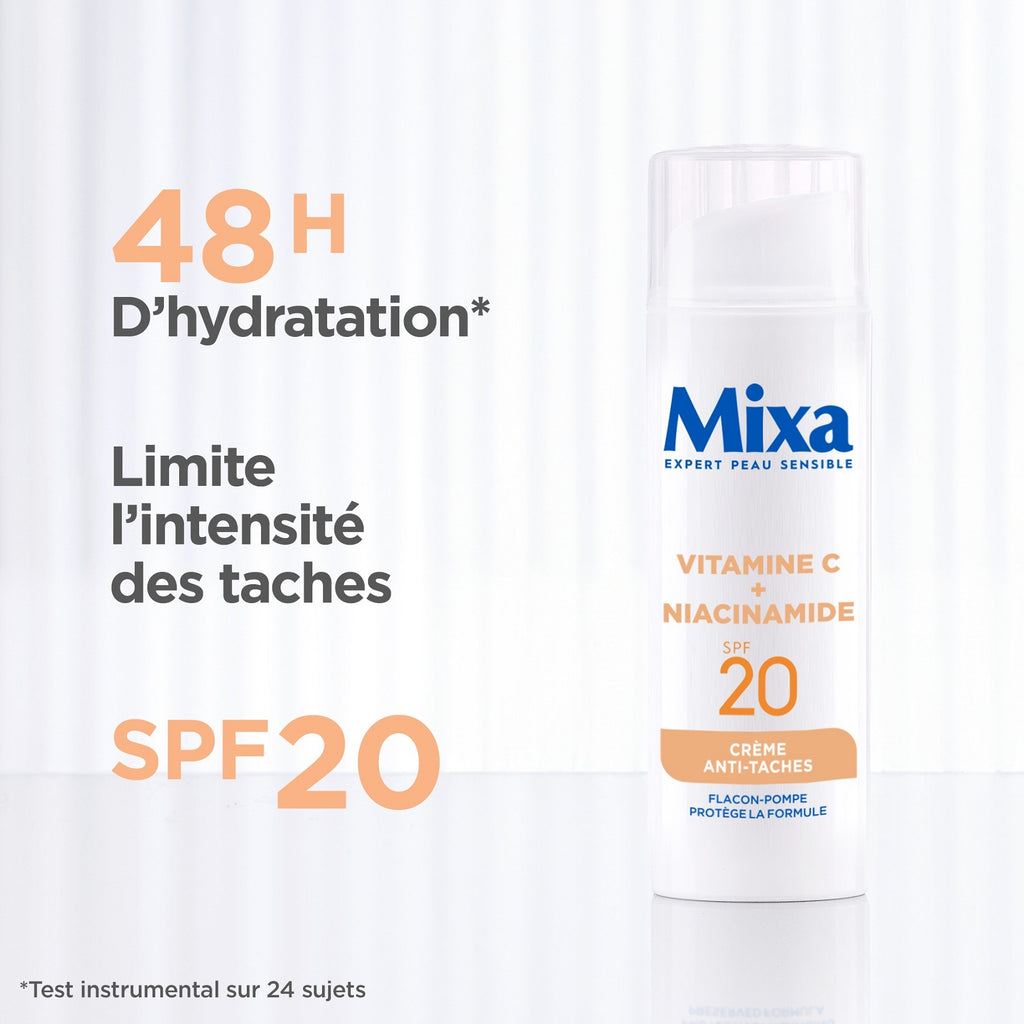 MIXA Crème Anti-Taches à la Vitamine Cg et Niacinamide 50ml