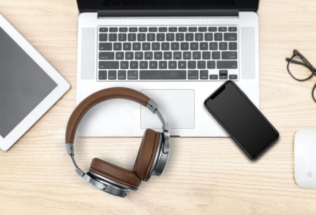 Muse M-278BT Casque Bluetooth - Marron
