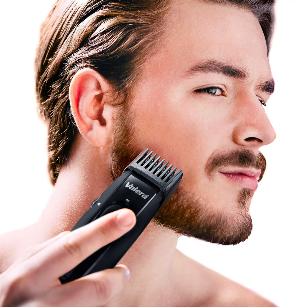 VALERA Tondeuse à barbe avec hauteur de coupe réglable de 0,5 mm à 15 mm - fabriqué en Suisse