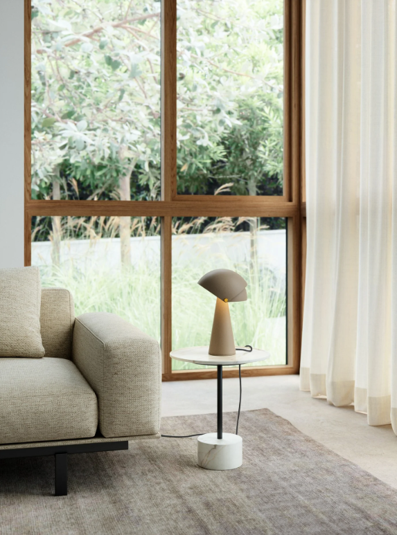 Lampe à poser ALIGN métal marron IP20 E27 - DFTP, Intérieur