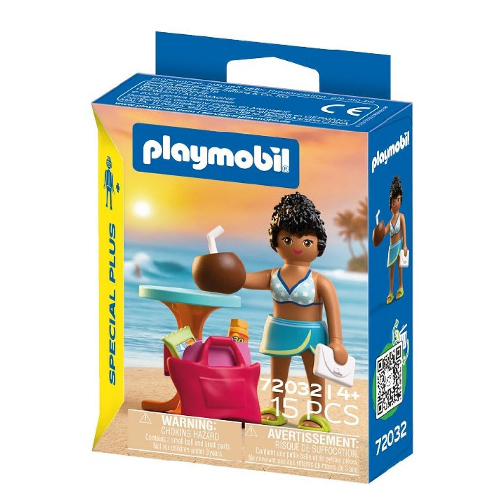 PLAYMOBIL Set de Figurines Vacances à la Plage