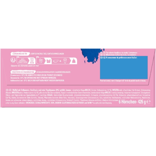 EXTRÊME Cônes glacés Fraise Vanille x6 426g
