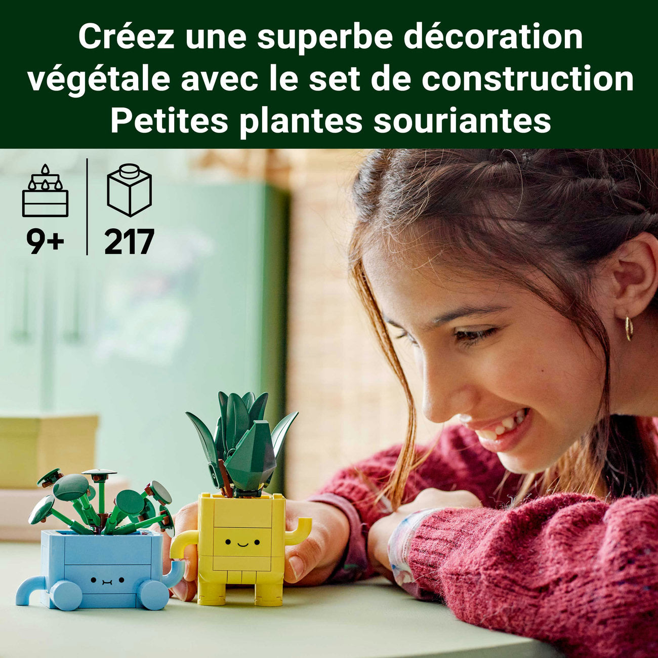 LEGO Botanicals 10349 Petites plantes souriantes